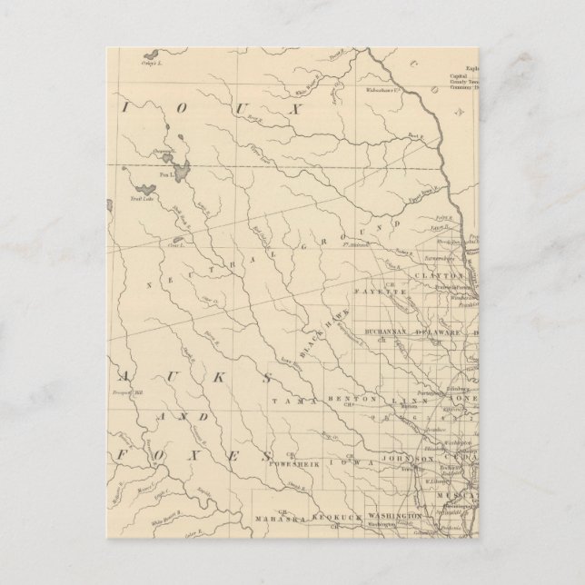 Cartão Postal Iowa 2 (Frente)