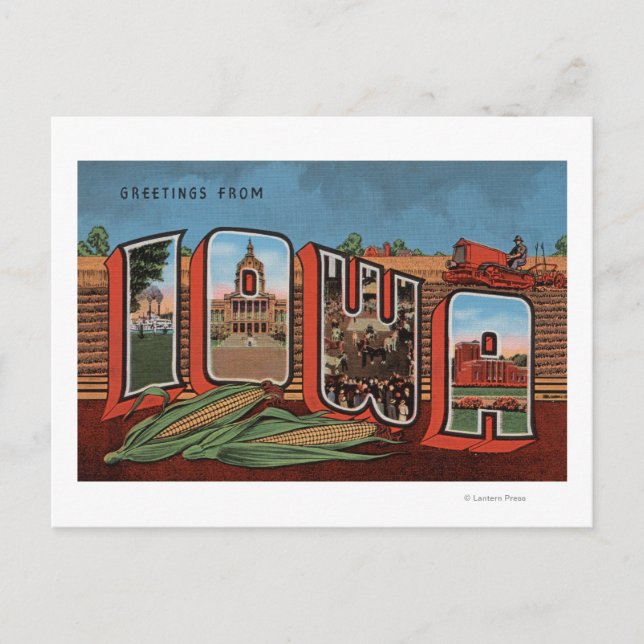 Cartão Postal Iowa (Cornfields & Corn) - Grandes Cenas de Letra (Frente)