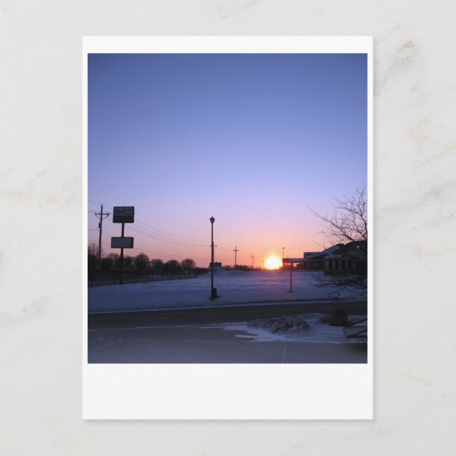 Cartão Postal Iowa Morning (Frente)