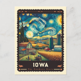 Cartão Postal Iowa | Vincent Van Gogh inspirado