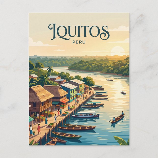 Cartão Postal Iquitos, Peru Peru (Frente)