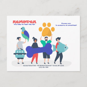 Cartão Postal Ir para o Cartão-Postal do Lembrete de Compromisso