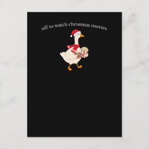 Cartão Postal Ir Ver Filmes de Natal Patozao Divertido