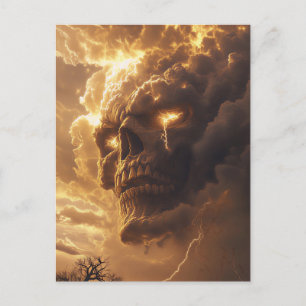 Cartão Postal Ira da Caveira da Tempestade