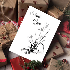 Cartão Postal Iris Chinês - bw Cartão-postal de fotografia