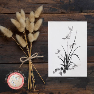 Cartão Postal Íris Chinês - bw Foto