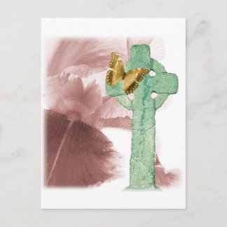 Cartão Postal Íris e marcador de pedra