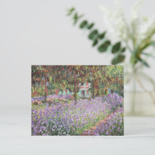 Cartão Postal Íris no Jardim de Monet