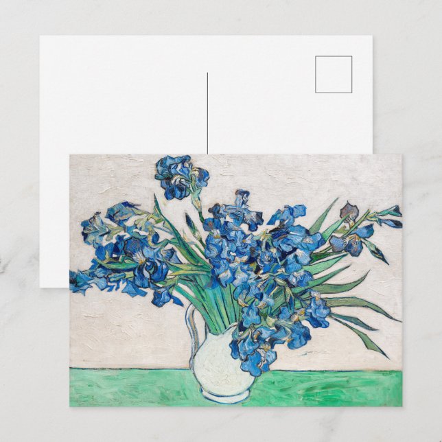 Cartão Postal Íris | Vincent van Gogh | (Frente/Verso)