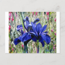 Cartão Postal Irisa pintura a óleo