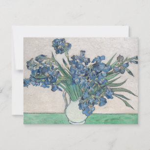 Cartão Postal Írises de van Gogh: