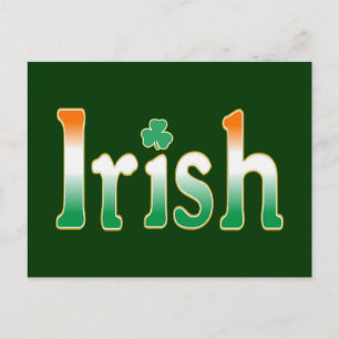 Cartão Postal Irish