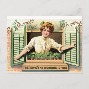 Cartão Postal Irish Lass
