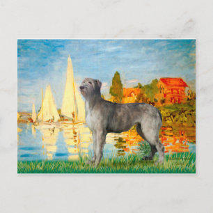 Cartão Postal Irish Wolfhound 2 - Barcos à vela 2