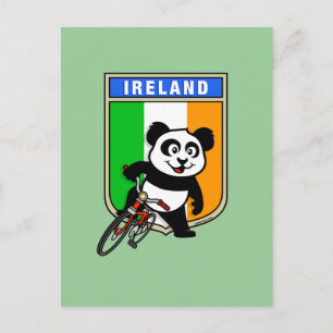 Cartão Postal Irlanda ciclando Panda