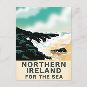 Cartão Postal Irlanda do Norte para o mar