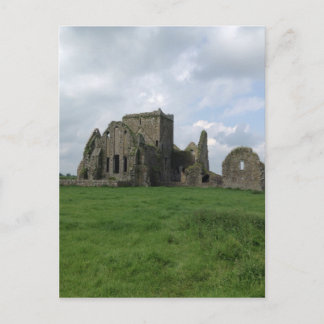 Cartão Postal Irlanda Hore Abbey Irish Ruins Rock de Cashel