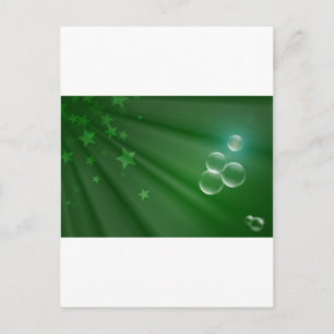 Cartão Postal Irlanda - Padrão Verde Arte Paz Destino de Amor