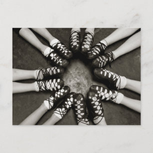 Cartão postal irlandês Dance Ghillies