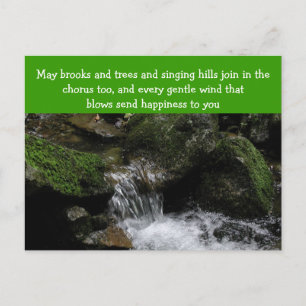 Cartão postal irlandês de bênção