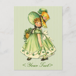 Cartão postal irlandês Shamrock Stroll