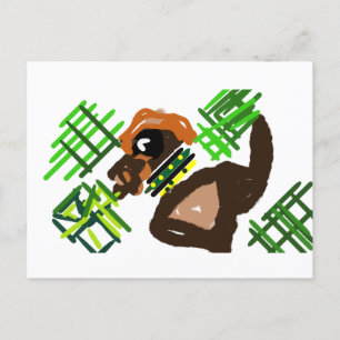 Cartão Postal Irlandês Terrier rua estilo Patrick