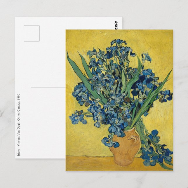 Cartão Postal Irlandeses - Vincent van Gogh Fine Art (Frente/Verso)