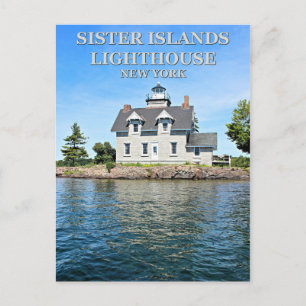Cartão Postal Irmã Islands Lighthouse, Cartão-postal de Nova I