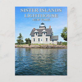Cartão Postal Irmã Islands Lighthouse, Cartão-postal de Nova Ior