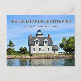 Cartão Postal Irmã Islands Lighthouse, Cartão-postal de Nova Ior