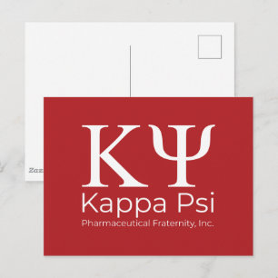 Cartão Postal Irmandade Farmacêutica Kappa Psi