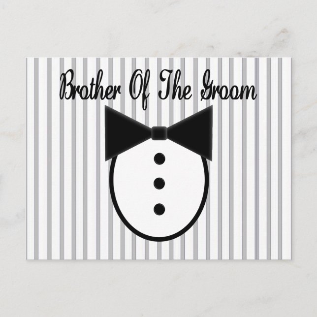 Cartão Postal Irmão do Groom (Frente)