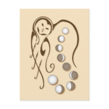 Irmão Owl : Cartão-postal Sister Moon