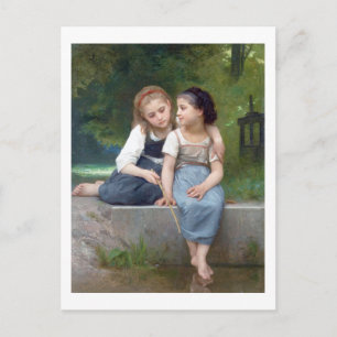 Cartão Postal Irmãs, Bouguereau