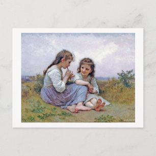 Cartão Postal Irmãs, Bouguereau