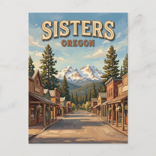 Cartão Postal Irmãs Oregon (Frente)