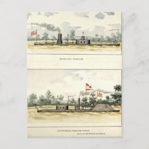 Cartão Postal Ironclads