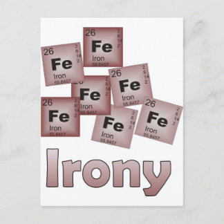 Cartão Postal Ironia