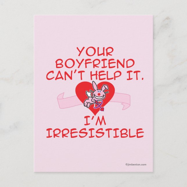 Cartão Postal Irresistível (Frente)