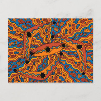 Cartão Postal Irrgil Marrga - Boomerang/Shield Summer Season