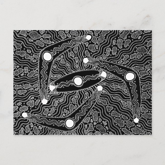 Cartão Postal Irrgil Marrga - Estação de Monção Boomerang/Shield (Frente)