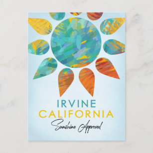 Cartão Postal Irvine California Sunshine Viagem
