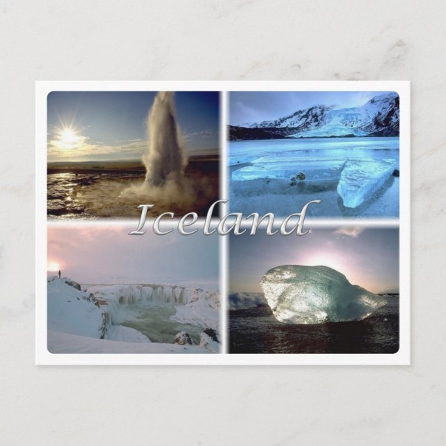 Cartão Postal IS - Islândia - (Frente)