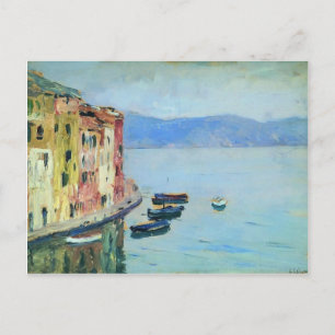 Cartão Postal Isaac Levitan - Lago Como