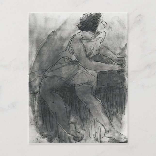 Cartão Postal Isadora Duncan (Frente)