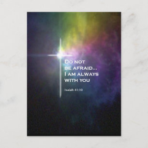 Cartão Postal Isaiah 41:10