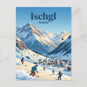 Cartão Postal Ischgl Áustria