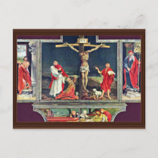 Cartão Postal Isenheim Antigo Altar Altar No Antonine Isenhe