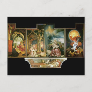 Cartão Postal Isenheimer Altar, Mathis Gothart Grünewald