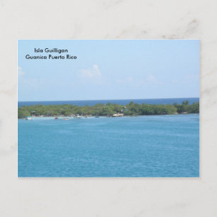 Cartão Postal Isla Guilligan Guanica P.R.